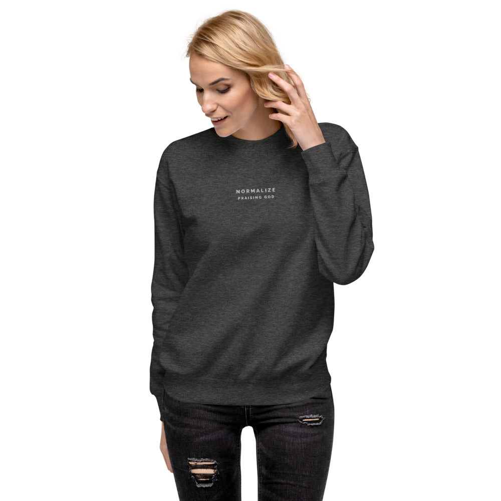Normalize Praising God Fleece Pullover