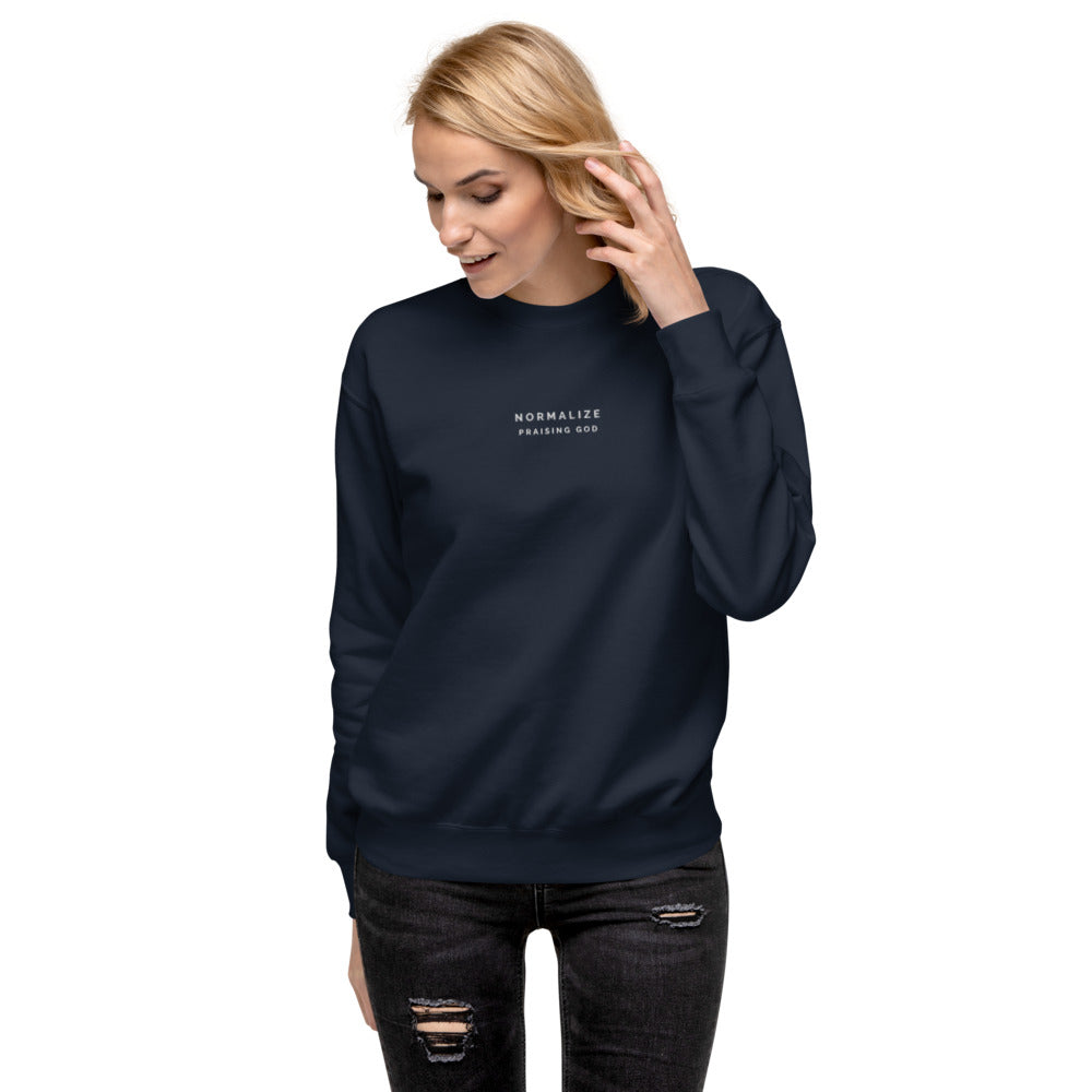 Normalize Praising God Fleece Pullover