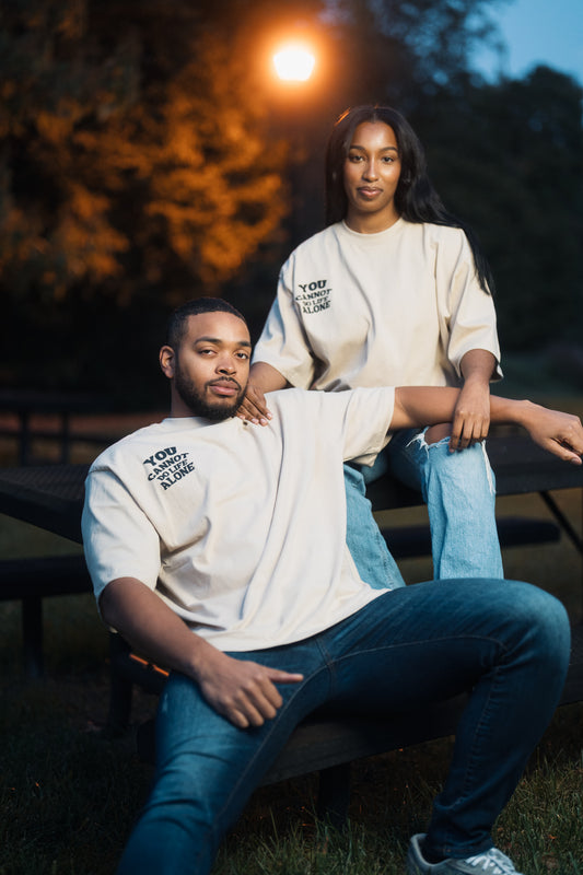 You Cannot Do Life Alone Oversized Tee