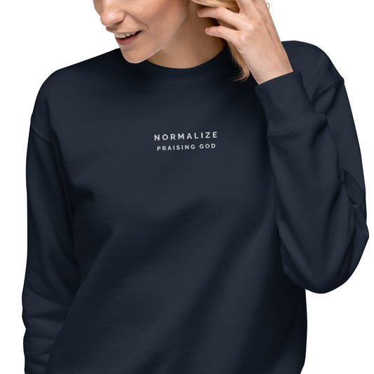 Normalize Praising God Fleece Pullover